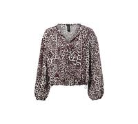 Marc Cain Chemisier écru / chocolat, Taille XL