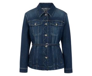 Marc Cain - Élégante veste en jean - Femme - Vestes - Bleu - Taille: 42 FR