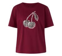 Marc Cain, Femme, Tops, Rouge, Taille: 42 FR T-Shirt "Rethink Together"