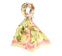 Marc Cain - Foulard en coton et soie - Femme - Accessoires - Jaune - Taille: ONE Size