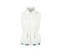 Marc Cain - Gepaddete Weste mit Herzprint - Femme - Vestes - Blanc - Taille: 40 FR