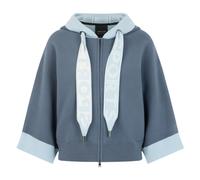 Marc Cain - Gilet z kapturem Weiter - Femme - Sweatshirts et sweats à capuche - Bleu - Taille: 44 FR
