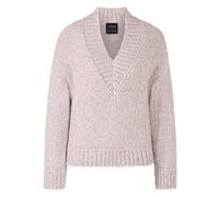 Marc Cain - Glitzer Pullover - Femme - Pulls - Gris - Taille: 40 FR