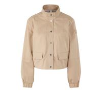 Marc Cain - Kurze Baumwolljacke mit Netzfutter - Femme - Vestes - Beige - Taille: 44 FR