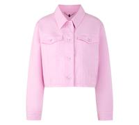 Marc Cain - Kurze Jeansjacke aus Baumwollstretch - Femme - Vestes - Rose - Taille: 44 FR