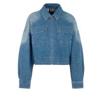 Marc Cain - Kurze Jeansjacke mit Reißverschluss - Femme - Vestes - Bleu - Taille: 44 FR
