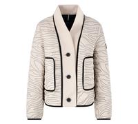 Marc Cain - Kurze Steppjacke mit Strick-Detail - Femme - Vestes - Blanc - Taille: 38 FR