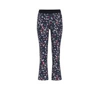 Marc Cain Pantalon bleu foncé / vert / rose / noir, Taille 38