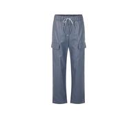 MARC CAIN Pantalon cargo aspect cuir WUXI bleu marine | 36