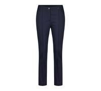 Marc Cain - Pantalon d`affaires chic avec coutures décoratives - Femme - Pantalons - Bleu - Taille: 46 FR