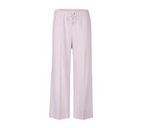 Marc Cain - Pantalon large en mélange de laine à taille haute - Femme - Pantalons - Rose - Taille: 44 FR