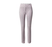 Marc Cain Pantalon mauve / poudre / noir / blanc, Taille 42