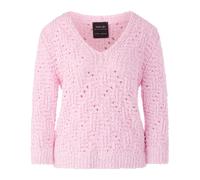 Marc Cain - Pull Chunky en Maille Tricoté en Allemagne - Femme - Pulls - Rose - Taille: 42 FR