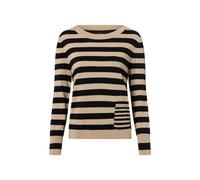 Marc Cain Pull-over beige / noir, Taille S-M