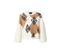 Marc Cain Pull-over écru / caramel / jaune foncé / noir, Taille XS