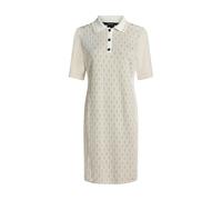 Marc Cain Robes en maille 'BS 21.16 M06' sable / blanc cassé, Taille XS