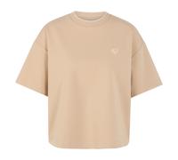 Marc Cain - Shirt mit Herz und Ringeldetail - Femme - Tops - Brun - Taille: 40 FR