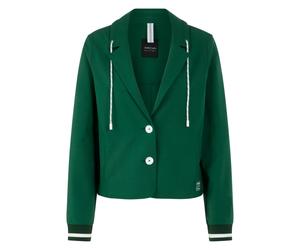 Marc Cain - Sportiver Blazer mit Ringeldetails - Femme - Vestes - Vert - Taille: 44 FR