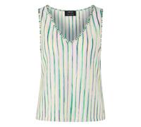 Marc Cain - Striped Top - Femme - Tops - Multicolore - Taille: 42 FR