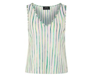 Marc Cain - Striped Top - Femme - Tops - Multicolore - Taille: 44 FR