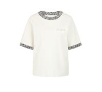 Marc Cain - T-shirt avec application de perles - Femme - Tops - Blanc - Taille: 38 FR