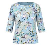 Marc Cain - T-shirt flatteur - Femme - Blouses et Chemises - Bleu - Taille: 38 FR