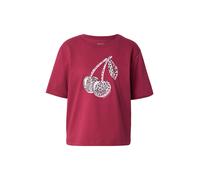 Marc Cain T-shirt marron / rosé / bourgogne / blanc, Taille M