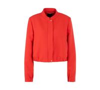 Marc Cain - Veste à col montant et fermeture éclair - Femme - Vestes - Rouge - Taille: 44 FR