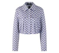 Marc Cain - Veste courte de style denim en jersey de plongée - Femme - Vestes - Multicolore - Taille: 40 FR