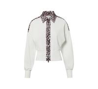 Marc Cain Veste de survêtement beige / marron / blanc, Taille XXXL