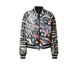 Marc Cain Veste mi-saison bleu / jaune clair / rose / rouge / noir / blanc, Taille L
