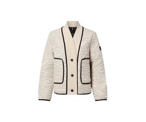 Marc Cain Veste mi-saison écru / noir, Taille XS-S