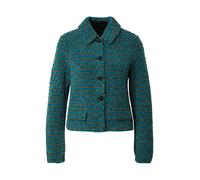 Marc Cain Veste mi-saison turquoise / bleu ciel / marron, Taille M