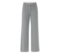 Marc Cain - Washington Wide Pantalons - Femme - Pantalons - Gris - Taille: 44 FR