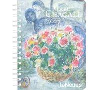 Marc Chagall Diary 2027: Buchkalender 17x22 cm - Wochenplaner mit Meisterwerken von Chagall, Schutzcover, internationalen Feiertagen & preforierten Notizzetteln für Kunstliebhaber