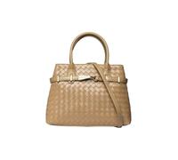 MARC ELLIS Arizona L Plait Sac à main pour femme en polyuréthane Café