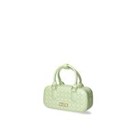 MARC ELLIS Sac à main pour femme en cuir vegan FLAT GLITTY, vert clair, Taglia unica