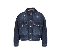 MARC ELLIS Veste pour femmes en coton textile léger fabriqué en Italie Style polyvalent d'été 40 25-MCJ006 Bleu