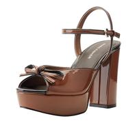 Marc Fisher Dera pour femme, Naturel foncé/marron verni 120, 40 EU