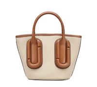 Marc Jacobs - Babe Small Tote In Canvas - Femme - Sacs - Beige - Taille: ONE Size