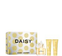 Marc Jacobs Daisy Eau De Toilette for Women, Body Lotion & Shower Gel Trio Gift Set 50ml & 75ml