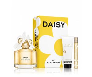 Marc Jacobs Daisy EDT 100 ml + EDT MINI 10 ml + Lait pour le corps 75 ml variante Yellow Cover With White Flower