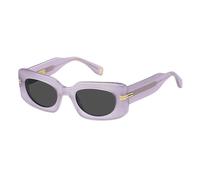 Marc Jacobs, Femme, Accessoires, Violet, Taille: ONE Size Lunettes de Soleil Lilas en Plastique Femmes Gris