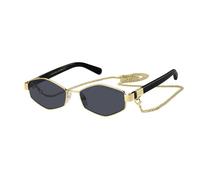 Marc Jacobs Marc 496/s Lunettes de Soleil, Gold/Grey, 55/17/140 Femme