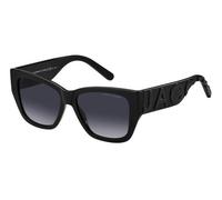 Marc Jacobs Femme MARC 695/S 08A/9O Lunettes de soleil Acétate Noir Gris Carré Normale Ombré
