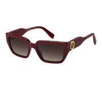 Marc Jacobs Femme MARC 809/S LHF/HA Lunettes de soleil Acétate Bordeaux Marron Carré Normale Ombré
