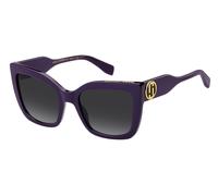Marc Jacobs Femme MARC 811/S B3V/9O Lunettes de soleil Acétate Violet Gris Carré Normale Ombré