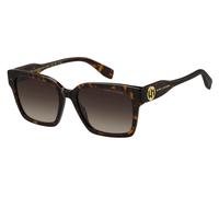 Marc Jacobs Femme Marc Jacobs MARC 814/S 086/HA Lunettes de soleil Acétate Havane Marron Carré Normale Ombré