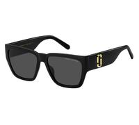 Marc Jacobs Femme Marc Jacobs MARC 646/S 807/IR Lunettes de soleil Plastique Noir Gris Carré