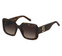 Marc Jacobs Femme Marc Jacobs MARC 647/S 086/HA Lunettes de soleil Plastique Havane Marron Carré Ombré